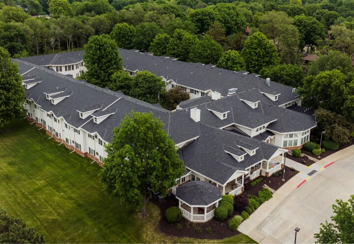 Aerial View of a Welcoming Assisted Living Community in Omaha Aerial View of a Welcoming Assisted Living Community in Omaha